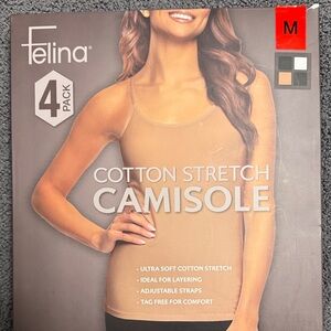 Felina Cotton Stretch Camisole - Cream